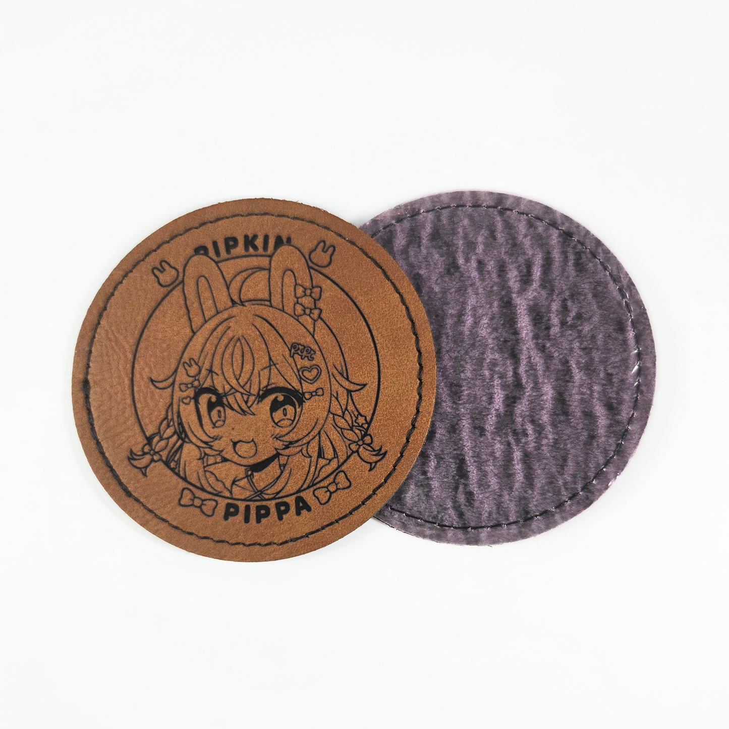 Pippa Iron-On Leather Patch