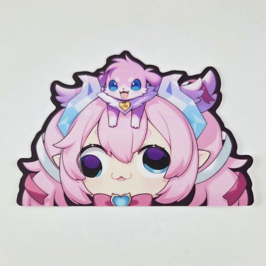 Chibidoki Peeker Sticker