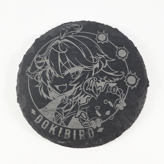 Dokibird Slate Coaster