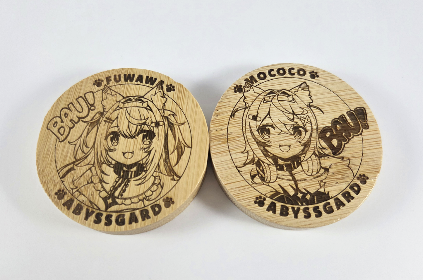 Fuwamoco Wooden Bottle Opener Magnets