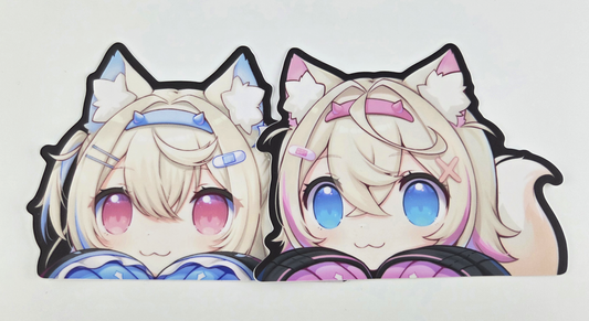 Fuwamoco Peeker Stickers