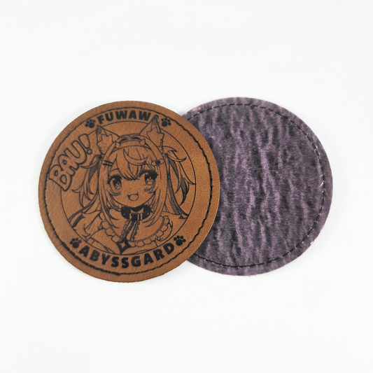 Fuwamoco Iron-On Leather Patches