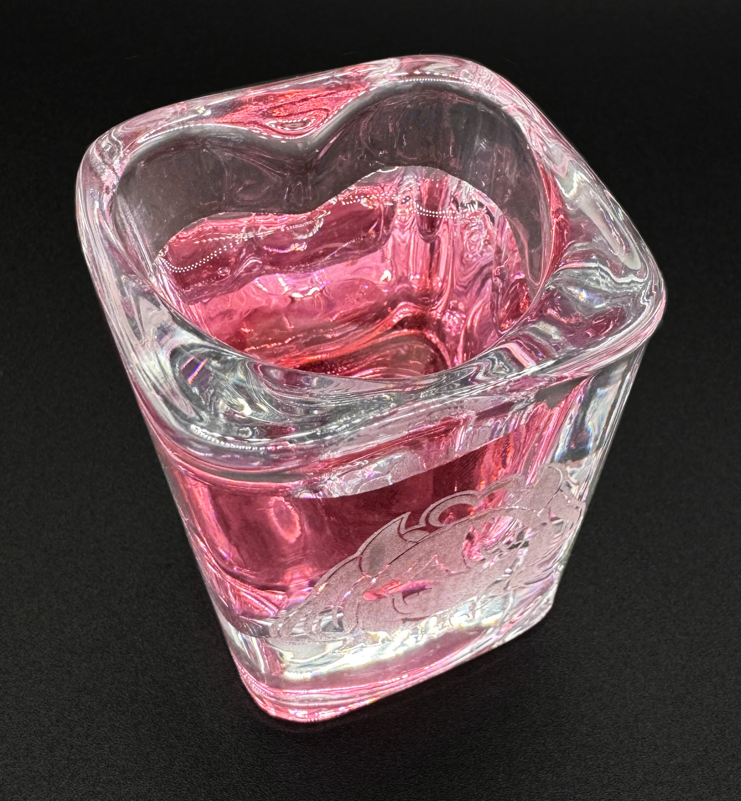 [FUNDRAISER] Ironmouse Heart-Shaped Shot Glass + BONUS Metal Dog Tag Keychain [PRE-ORDER]