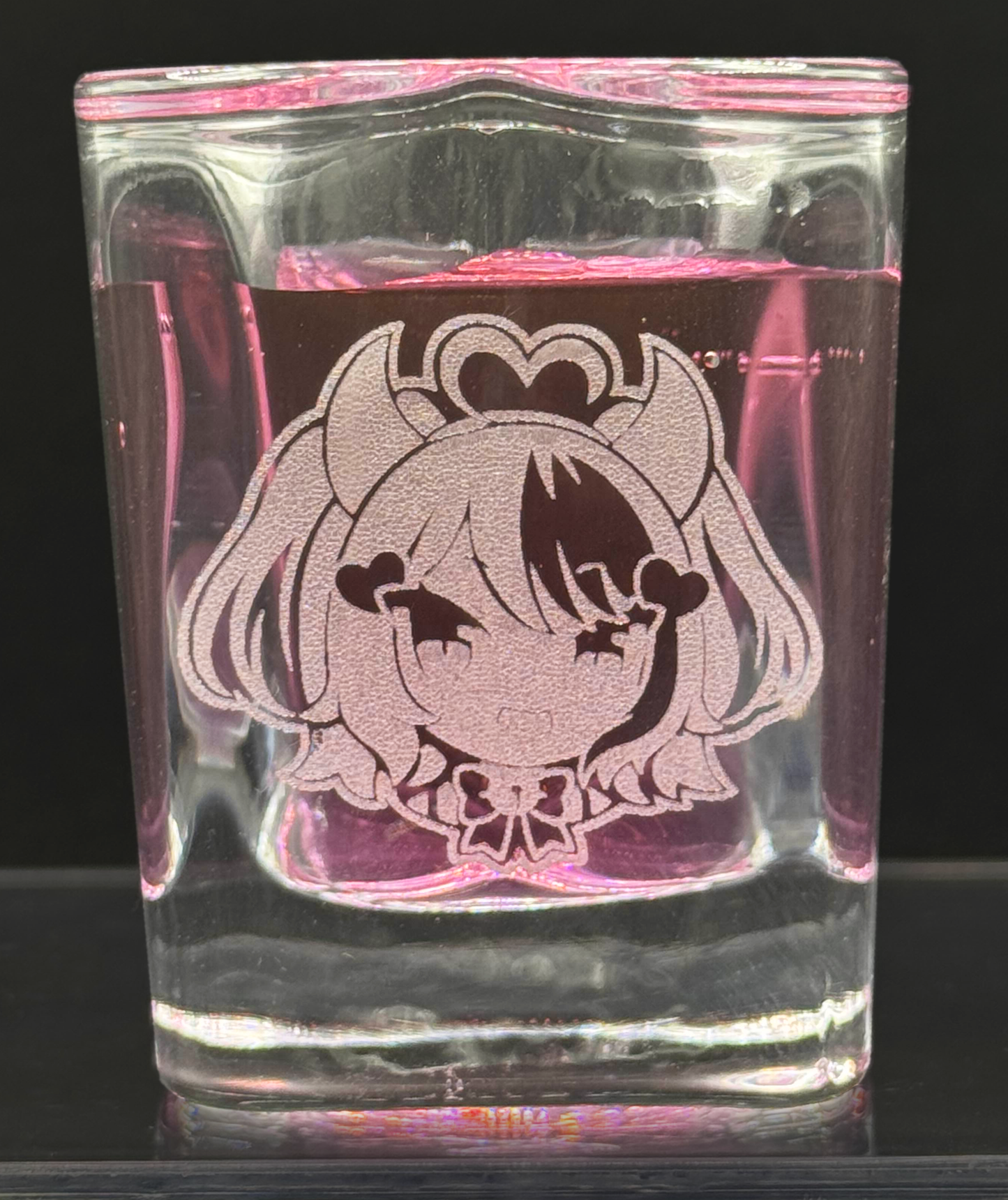 [FUNDRAISER] Ironmouse Heart-Shaped Shot Glass + BONUS Metal Dog Tag Keychain [PRE-ORDER]
