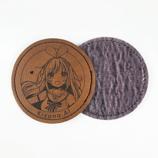 Kizuna Ai Iron-On Leather Patch
