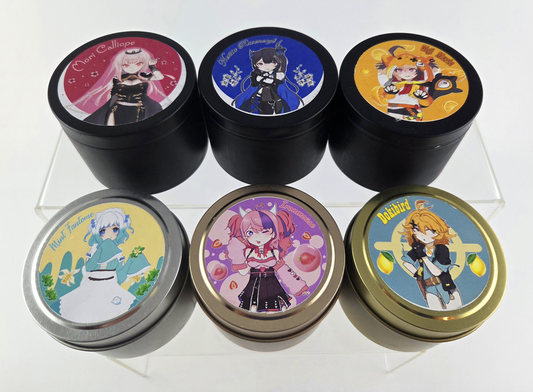 Scented Vtuber Mini Candles