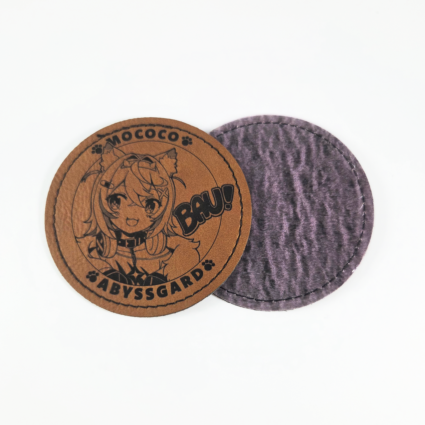 Fuwamoco Iron-On Leather Patches