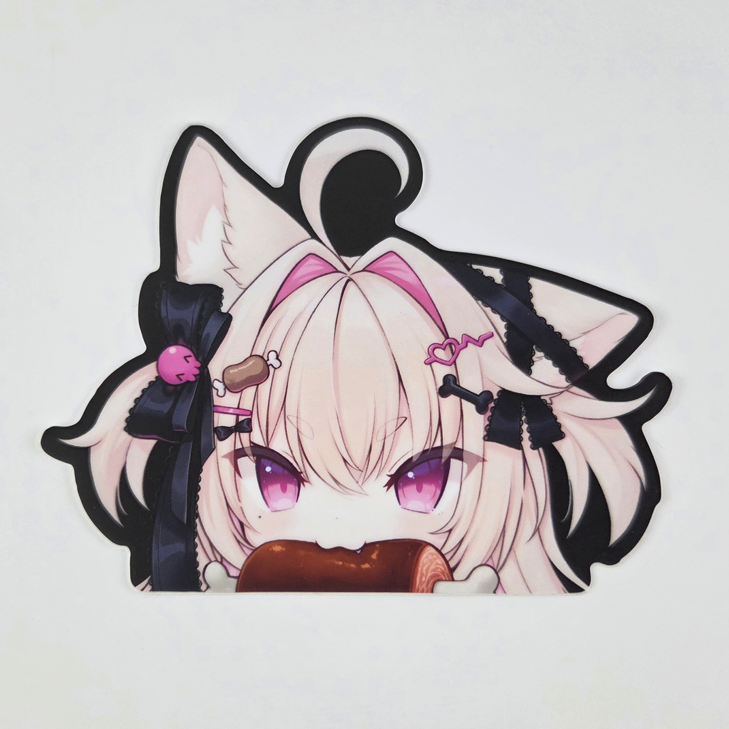 Nanako Niku Peeker Sticker