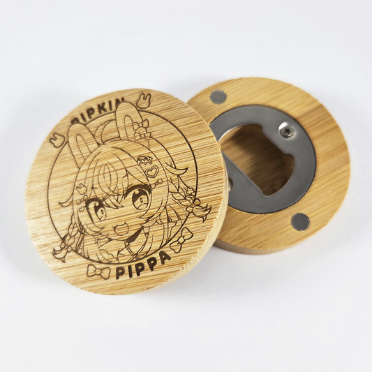 Pippa Wooden Bottle Opener Magnet
