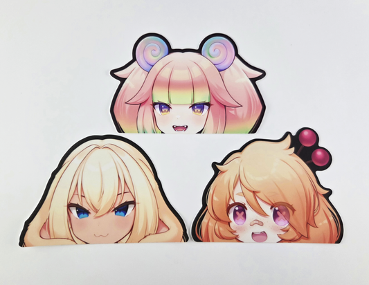VAllure Peeker Stickers